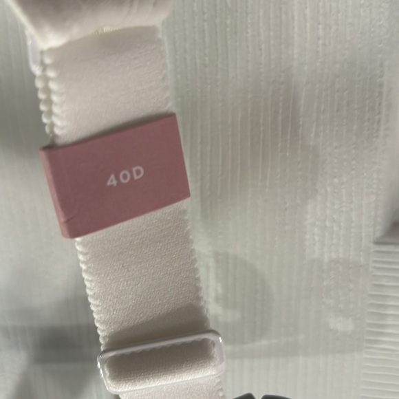 Cacique new with tags white cotton unlined bra - Picture 3 of 5